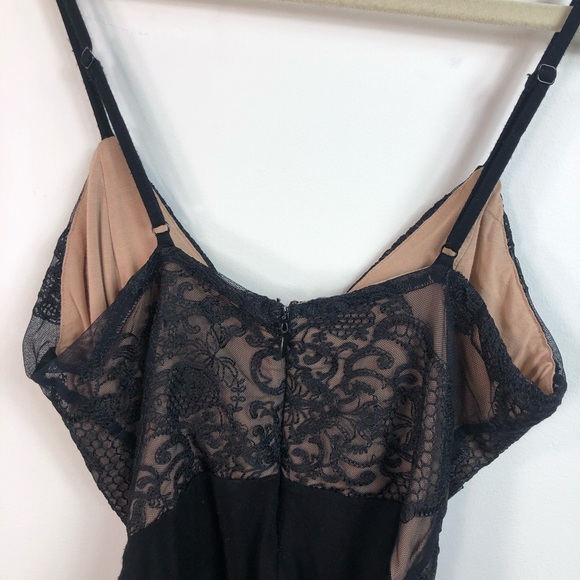 Lace Bodysuit Black and Tan  size M forever 21 - Picture 4 of 6